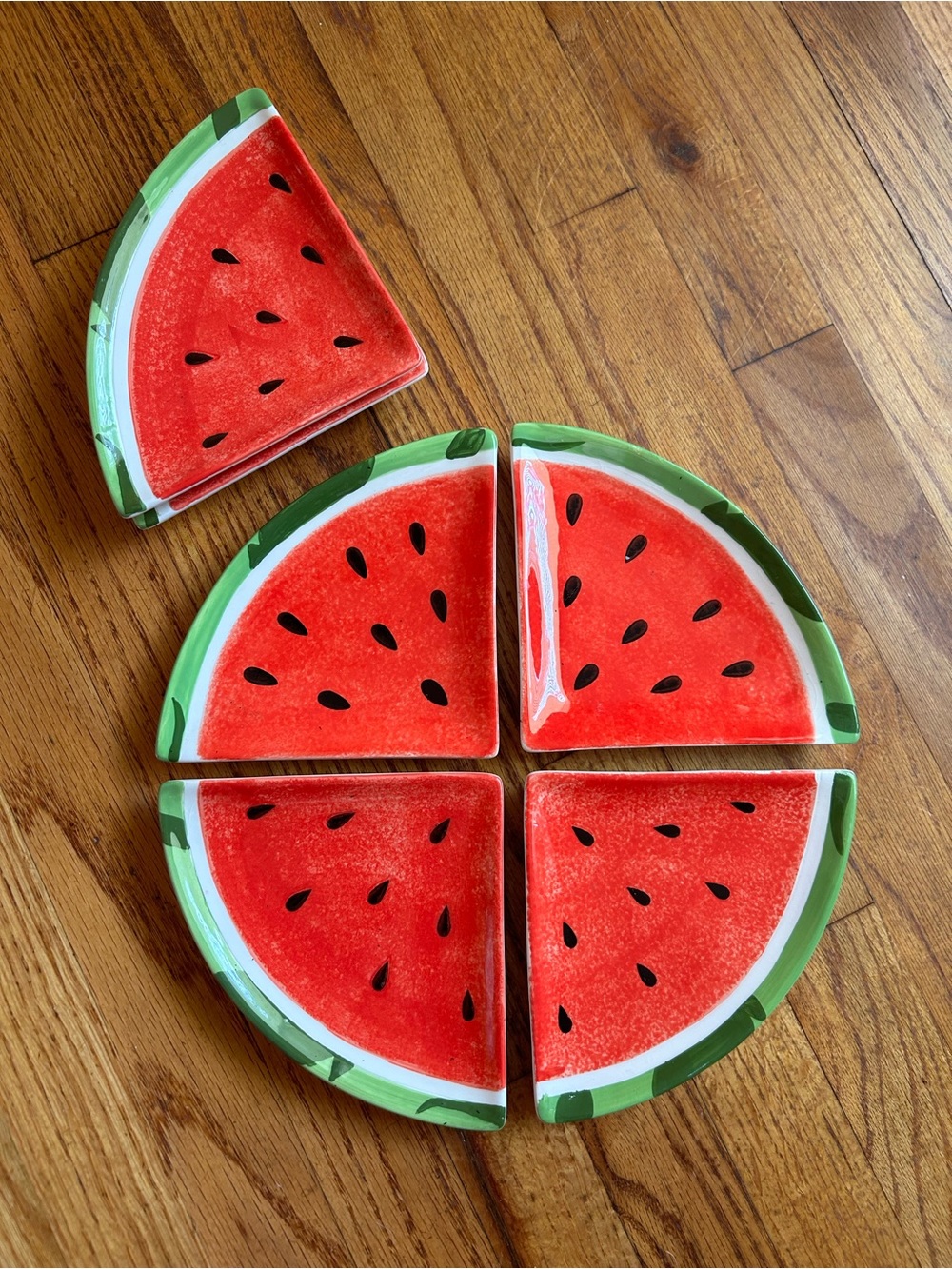 pier 1 watermelon plate set